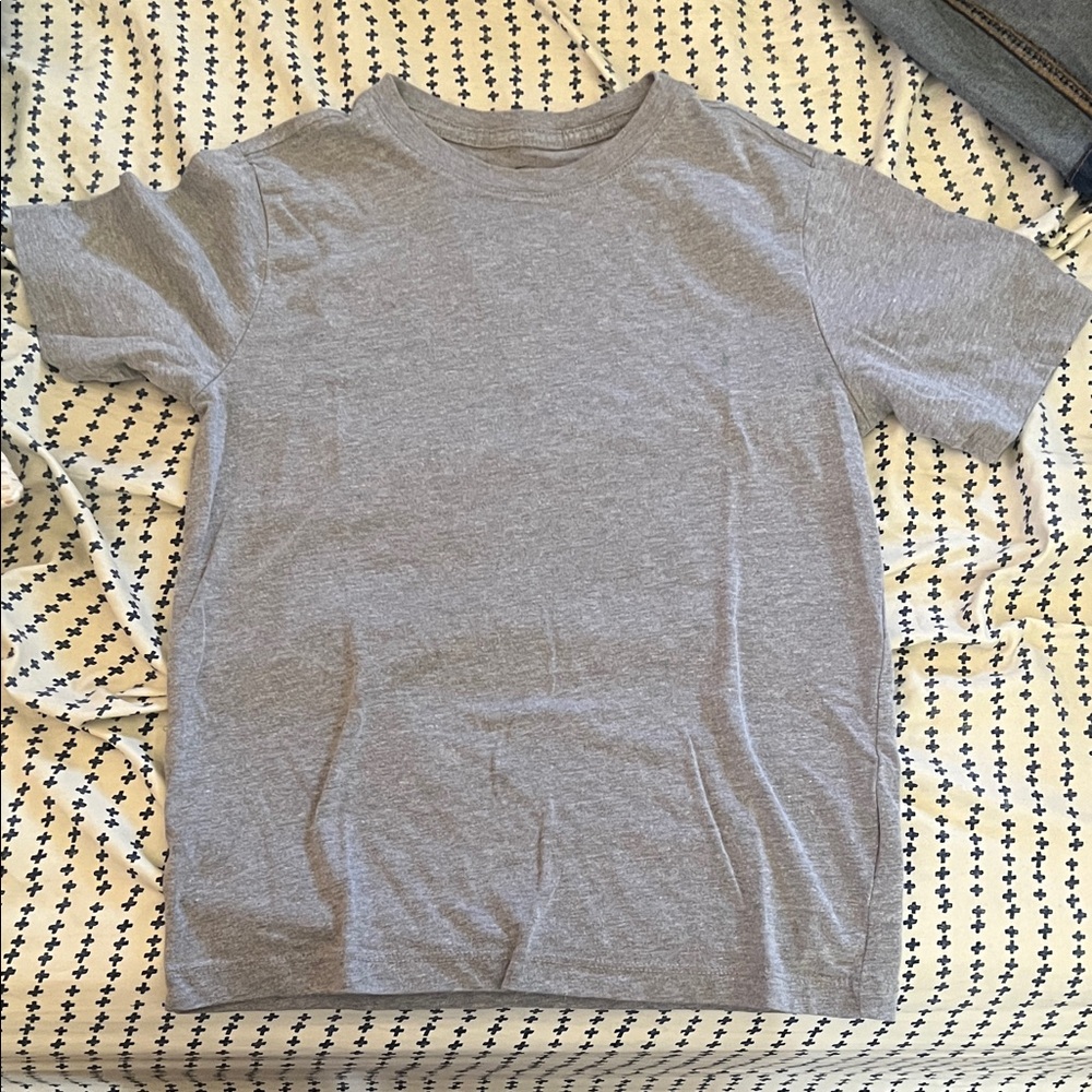 Wonder Nation Gray Kids' Short Sleeve Tee